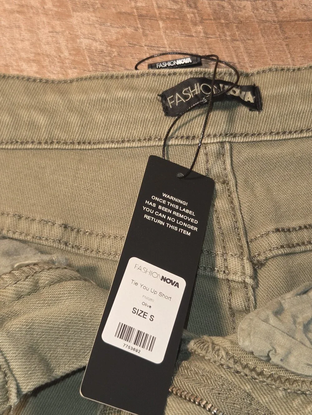 Fashion Nova Tie You Up Shorts